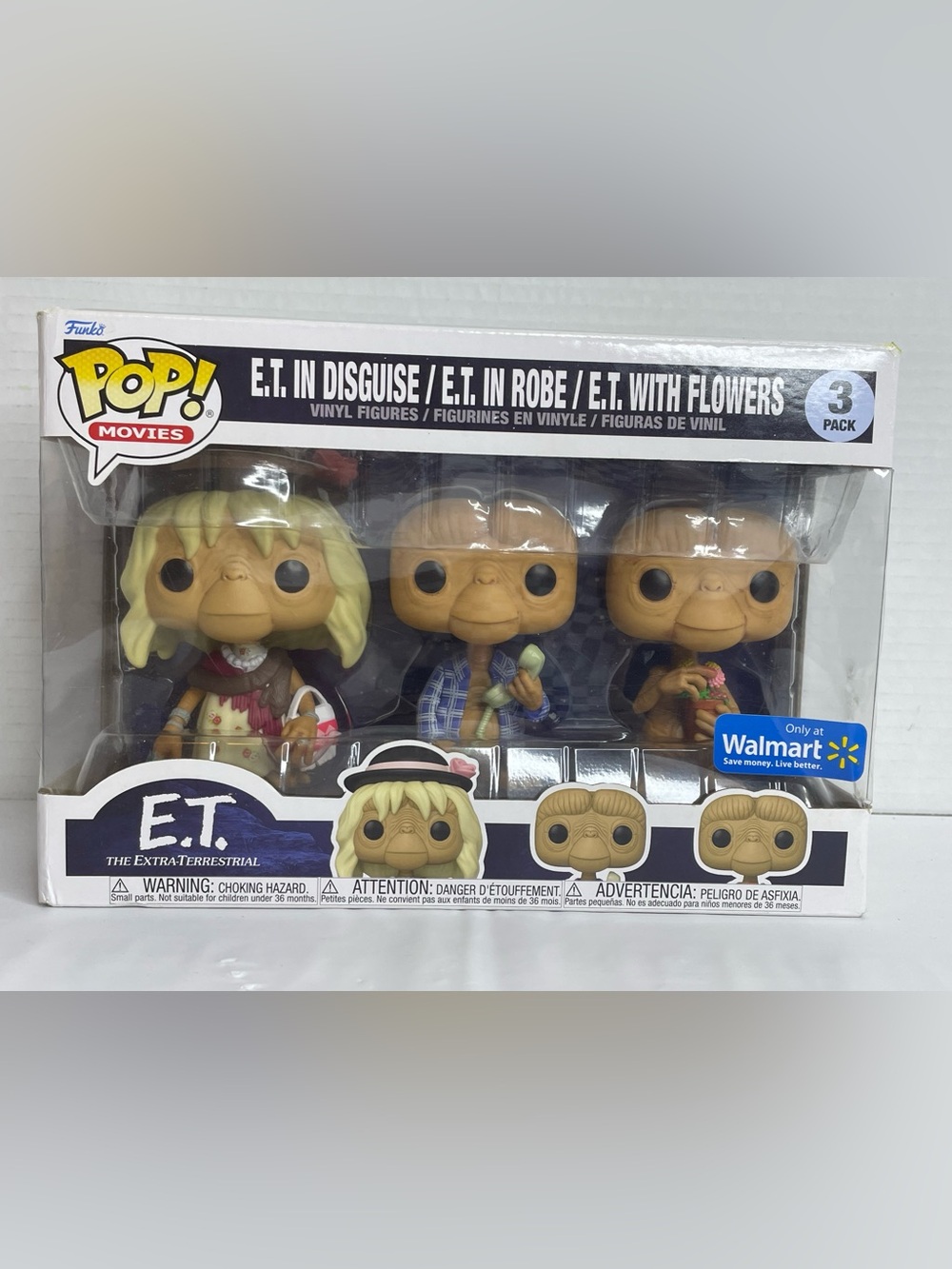 Funko Pop! Movies E.T. In Disguise 3-Pack Vinyl Figures